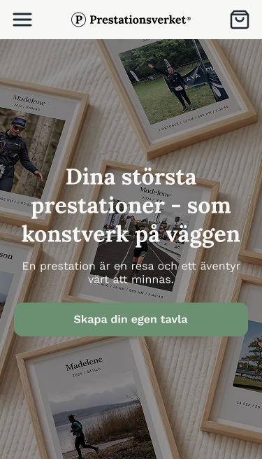Prestationsverkets omdesign i mobilvy